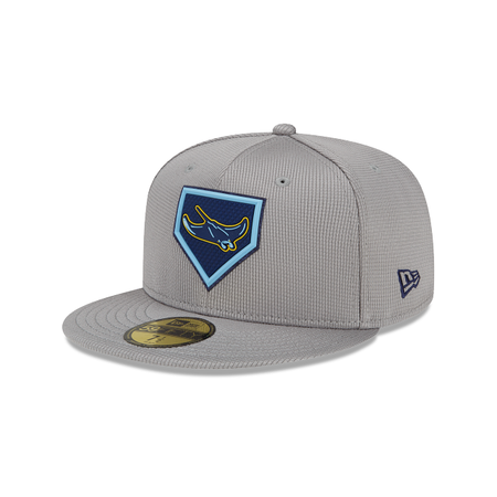 Tampa Bay Rays Gray Clubhouse 59FIFTY Fitted