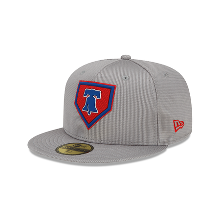 Philadelphia Phillies Gray Clubhouse 59FIFTY Fitted
