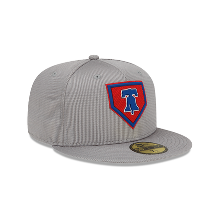 Philadelphia Phillies Gray Clubhouse 59FIFTY Fitted