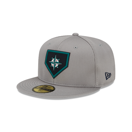 Seattle Mariners Gray Clubhouse 59FIFTY Fitted