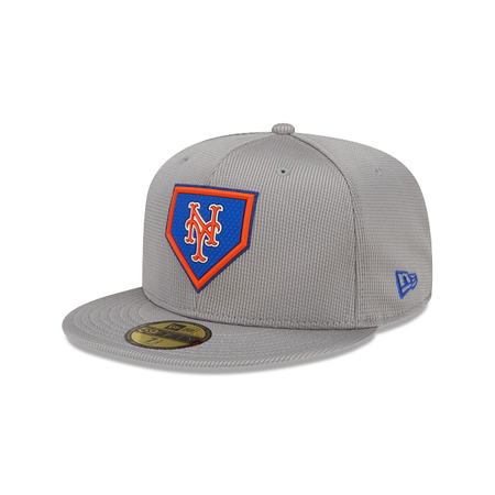New York Mets Gray Clubhouse 59FIFTY Fitted