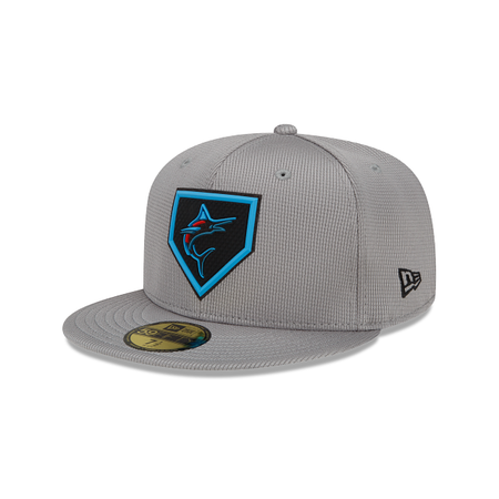 Miami Marlins Gray Clubhouse 59FIFTY Fitted
