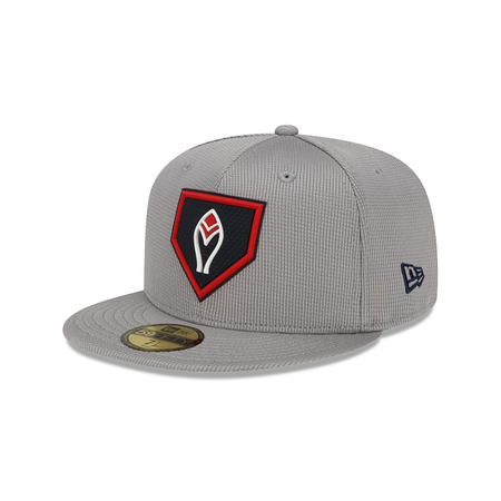 Atlanta Braves Gray Clubhouse 59FIFTY Fitted