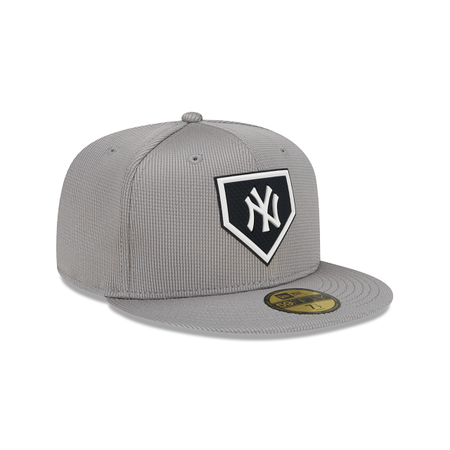 New York Yankees Gray Clubhouse 59FIFTY Fitted