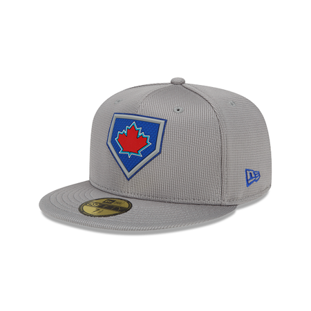 Toronto Blue Jays Gray Clubhouse 59FIFTY Fitted