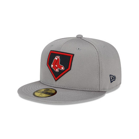 Boston Red Sox Gray Clubhouse 59FIFTY Fitted