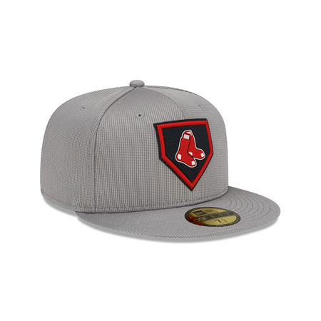 Boston Red Sox Gray Clubhouse 59FIFTY Fitted