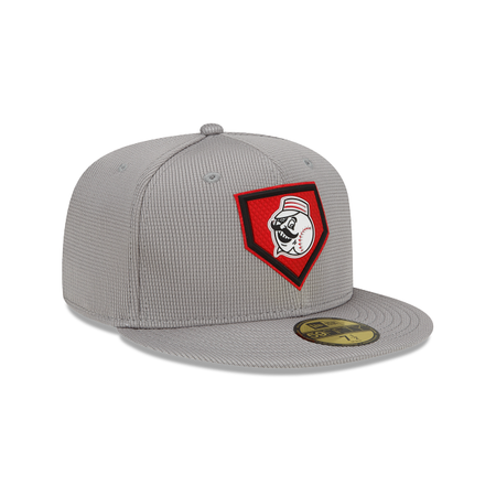 Cincinnati Reds Gray Clubhouse 59FIFTY Fitted