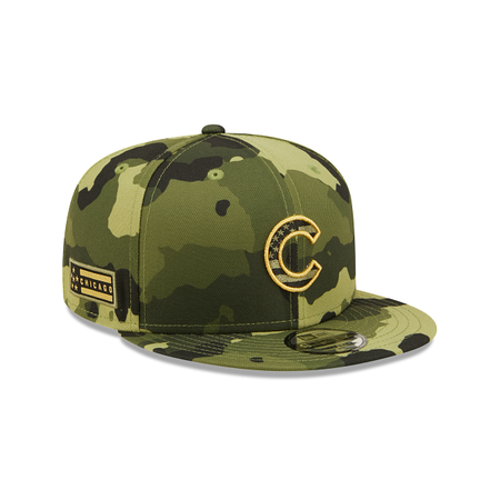 Chicago Cubs 2022 Armed Forces Day 9FIFTY Snapback