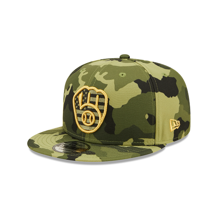 Milwaukee Brewers 2022 Armed Forces Day 9FIFTY Snapback
