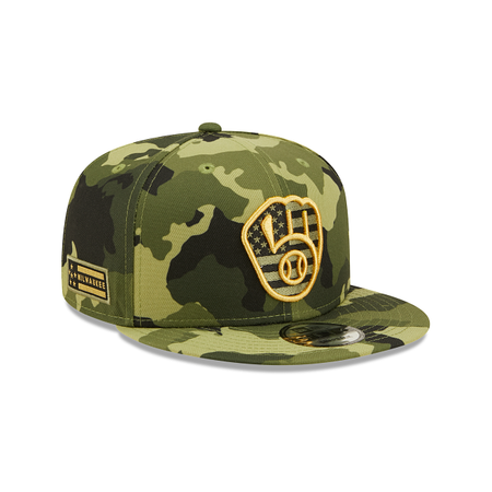 Milwaukee Brewers 2022 Armed Forces Day 9FIFTY Snapback