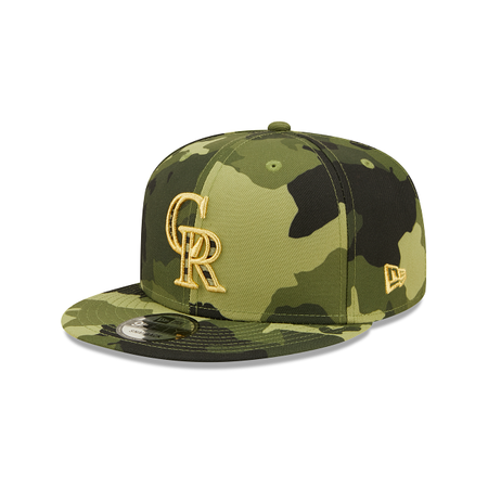 Colorado Rockies 2022 Armed Forces Day 9FIFTY Snapback