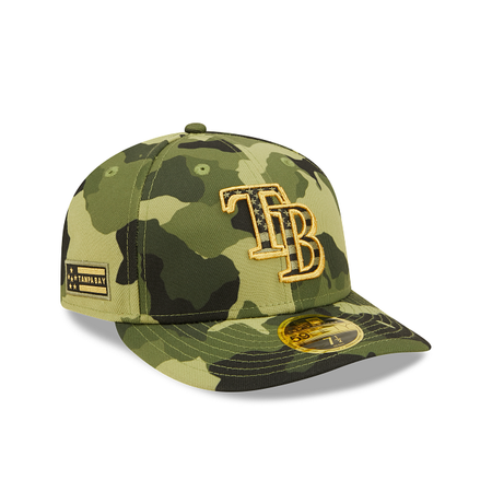 Tampa Bay Rays 2022 Armed Forces Day Low Profile 59FIFTY Fitted