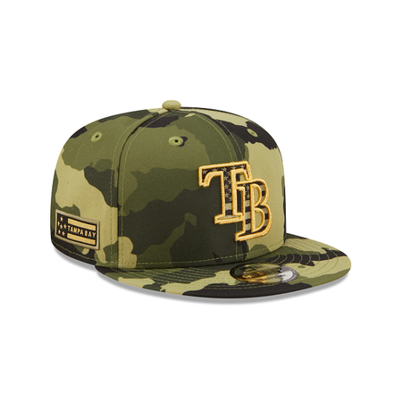 Tampa Bay Rays 2022 Armed Forces Day 9FIFTY Snapback