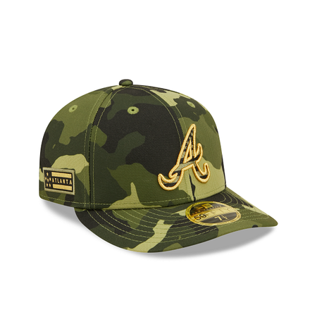 Atlanta Braves 2022 Armed Forces Day Low Profile 59FIFTY Fitted