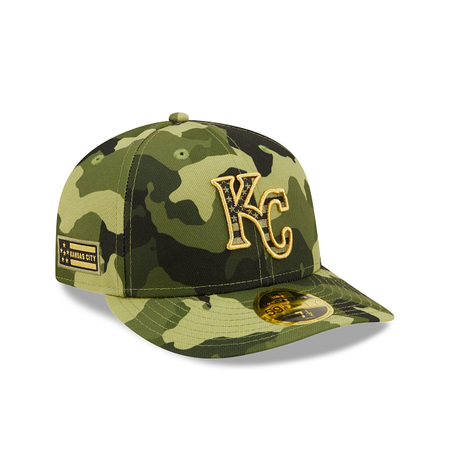 Kansas City Royals 2022 Armed Forces Day Low Profile 59FIFTY Fitted