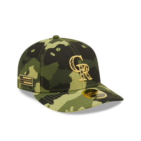 Colorado Rockies 2022 Armed Forces Day Low Profile 59FIFTY Fitted