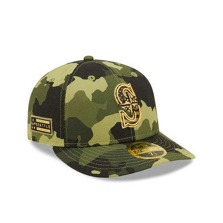 Seattle Mariners 2022 Armed Forces Day Low Profile 59FIFTY Fitted