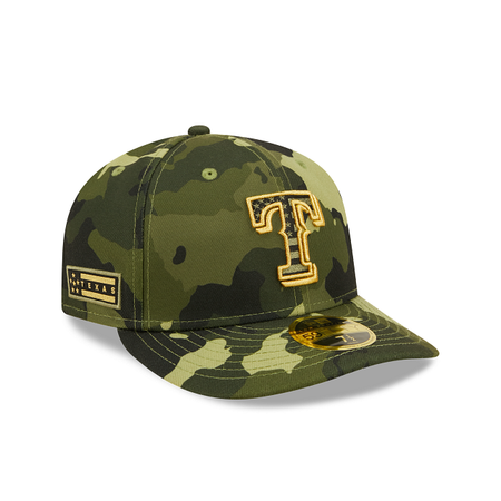Texas Rangers 2022 Armed Forces Day Low Profile 59FIFTY Fitted
