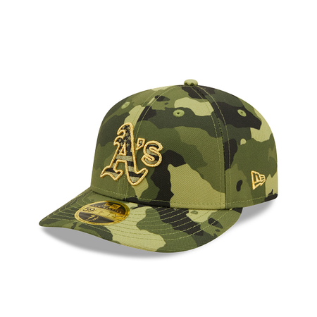 Oakland Athletics 2022 Armed Forces Day Low Profile 59FIFTY Fitted
