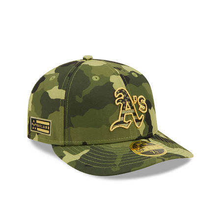 Oakland Athletics 2022 Armed Forces Day Low Profile 59FIFTY Fitted