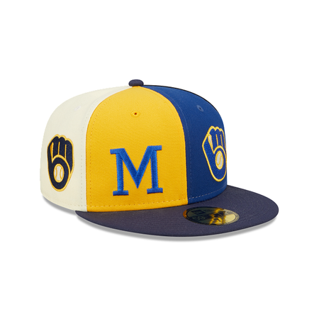 Milwaukee Brewers Logo Pinwheel 59FIFTY Fitted