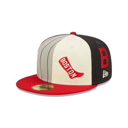 Boston Red Sox Logo Pinwheel 59FIFTY Fitted