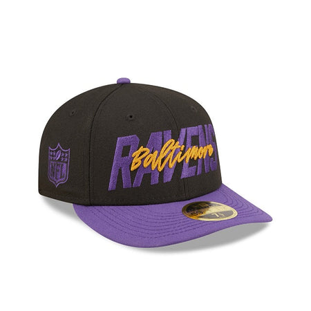 Baltimore Ravens 2022 NFL Draft Low Profile 59FIFTY Fitted
