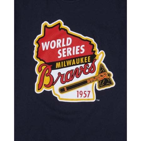 Milwaukee Braves 1957 Logo History T-Shirt