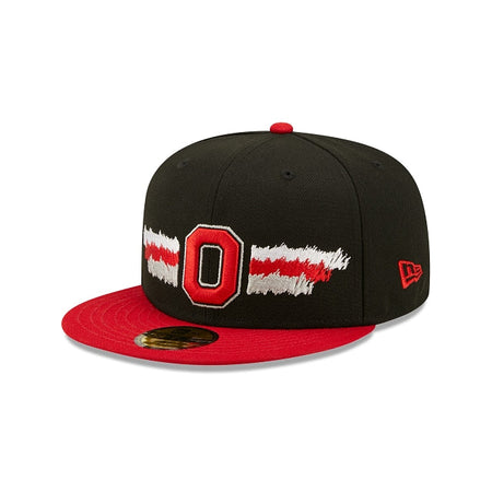 OHIO STATE BUCKEYES SCRIBBLE 59FIFTY FITTED